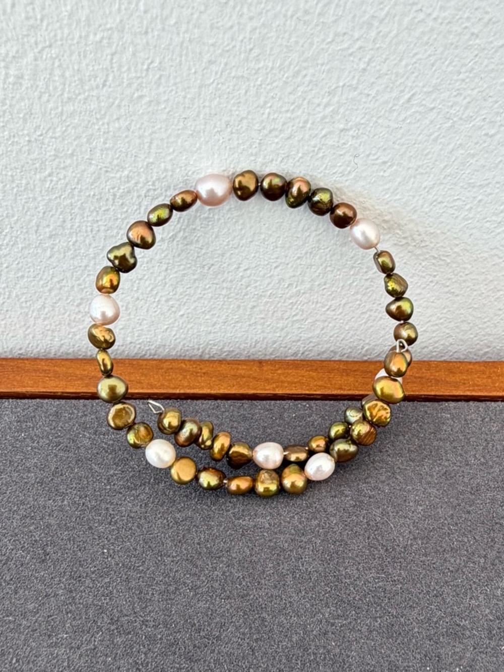 Baroque Freshwater Pearl Stretch Bracelet